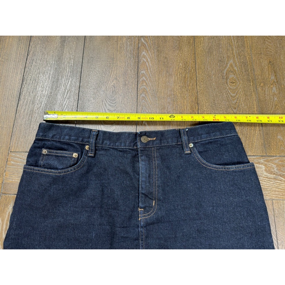 Lauren Ralph Lauren LRL Denim Pencil Skirt Women's Size 14 Dark Wash Jean Skirt - Picture 5 of 7